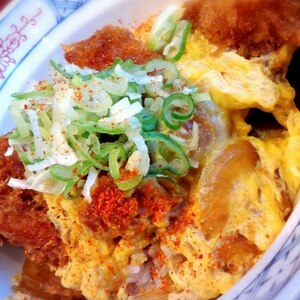 お惣菜チキンカツで親子カツ丼